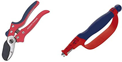 Spear & Jackson Razorsharp Advantage Anvil Secateurs & 4056BS Razor-Sharp 6-in-1 Blade Sharpener