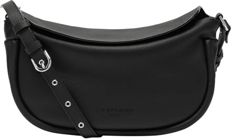 LIEBESKIND BERLIN Schultertasche Fab 5 Small Pebble Hobo Black schwarz