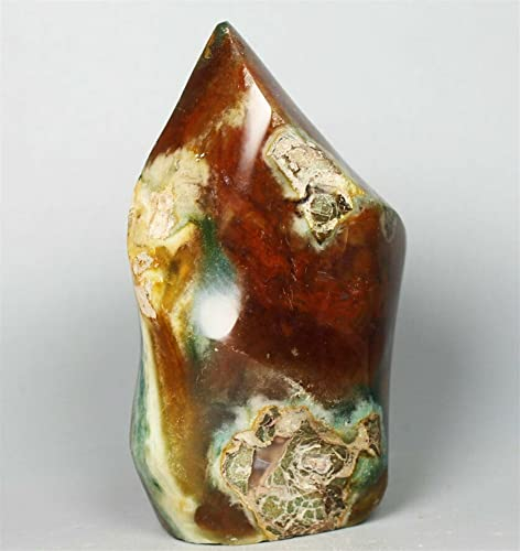 XBBZBL Crystal Marine Jasper Crystal Agate Cave Crystal Stone FlameAwaken La decoración de la habitación Inicio Colecciones