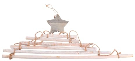 Cabilock Wandbehang Weihnachtsbaum Zweig Hängende Baumleiter Dekoratives Eckregal