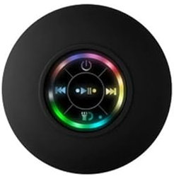 Shinekoo Altoparlante per doccia Bluetooth, altoparlante portatile Bluetooth, altoparlante impermeabile IPX4, per esterni, bagno, grande ventosa, cassa sonora stereo per il bagno