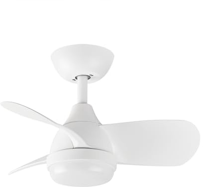 Orbegozo CP 142060 Ventilador de techo 60 cm 35W motor DC 6 velocidades 3 aspas silencioso mando a distancia LED 24W 2400 lm 3000-6000K reversible verano/invierno temporizador 1-8h 2 tijas