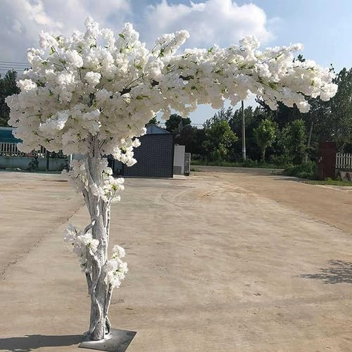 Planta Artificial Grande Exterior Decorativas Cerezo Artificial Blanco Sakura, Planta Artificial Realista For Interior Y Exterior, Ideal For Decoración De Hoteles. Realza Cualquier Espacio Con Hermosa