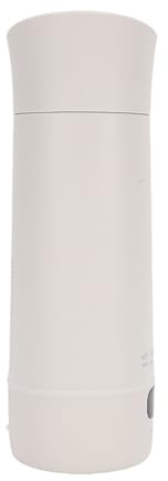 JTLB Kleiner Elektrischer Teekessel, 400 Ml Edelstahl 300W Schneller Heizung Tragbarer Heißer Wasserkessel für den Außenbereich mit Display (EU -Stecker 220 V)