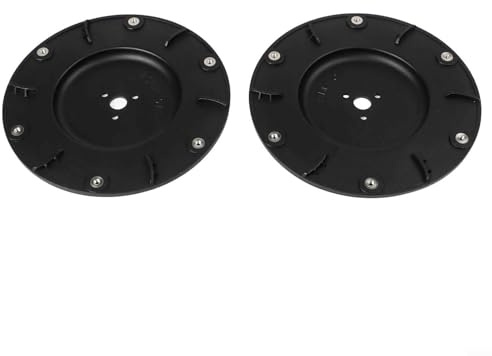 Linnkyfloa Lawn Mower Robot Set Compatible for Mammotion LUBA1 for AWD and LUBA2 for AWD Models to 2024, Precision Disc Cutterheads for Smooth Grass Trimming