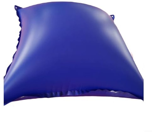Lastdaytime 0,3 mm aufblasbares Kissen für oberirdische Pools mit Seil, um Staub- und Eisbildung zu verhindern, hält den Wasserstand des Pools stabil und schützt die Poolstruktur (150 x 150 cm)
