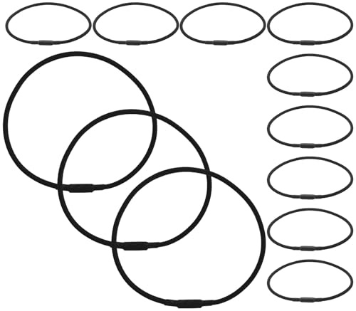 GOOHOCHY 12 Pezzi Elastici Antivibrazione per Microfono in Gomma Flessibili e Resistenti Supporto Shock Mount per Studio di Registrazione Anelli Ammortizzatori per Stabilità e Assorbimento