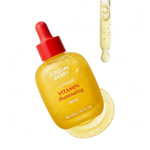 Vitamin C Brightening Serum For Face, 30ml Antioxidant Gel, Botanical Illuminating Serum Suitable For All Skin Types, Vitamin C Serum For Skin Brightening