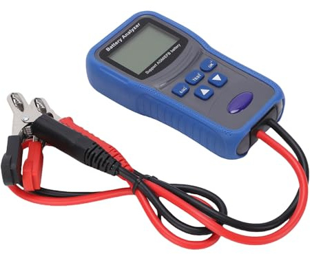 Eminchu Autobatterietester, 100–2000 CCA Lichtmaschinen-Starter-Tester, Digitaler Auto-Analysator mit LCD-Bildschirm, Ideal für LKW-, Schiffs-, Motorrad- und Bootslade-Kurbelsysteme