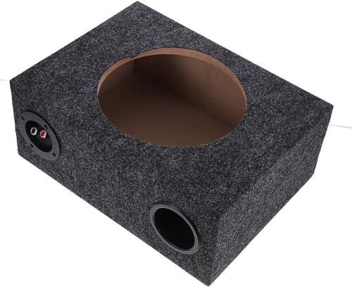 HIAKDOFT Caisson de Basses 10 Pouces pour Voiture, Boîtier Ultrafin Simple Cabine, Caisson de Basses pour Subwoofer Automobile, Accessoire Audio Embarqué Camion, Installation Facile