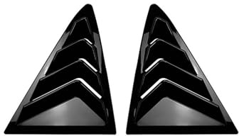 Spoiler Auto Für Ford Für Fiesta MK8 2018-2021 + Hinten Fenster Viertel Shutter Jalousie Abdeckung Seite Vent Trim Heckspoiler Spoiler Flaps