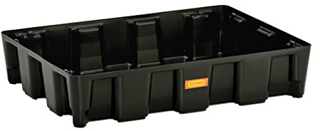 CEMO 10708 PE-Auffangwanne 60 HD, schwarz, 60 L