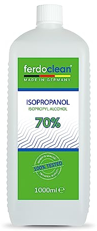 1L Isopropylalkohol 70% Lösungsmittel Isopropanol 70 Reiniger | Entfetter | Bildschrimreiniger | Nagel Cleaner | IPA 1000ml 2-Propanol | Made in Germany