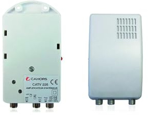 Cahors CATV 225 5G Amplificateur intérieur Terrestre 2 Sorties TV TNT