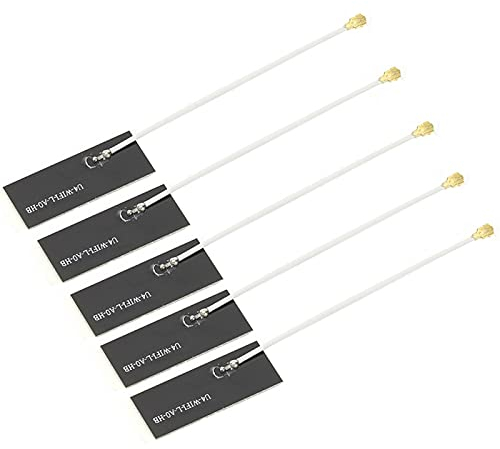 PUSOKEI Antenna Wi-Fi Doppia Frequenza 2.4G / 5G con Interfaccia, 5 Pezzi