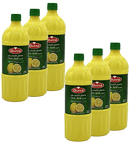 Lot 6x Jus de citron - Durra - bouteille 1L
