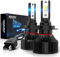 BEAMFLY Bombillas H7 LED 16000LM, Lampara Faros Delanteros Coche, Kit de Conversión Halógena 12V, 6000K Luces Blancas