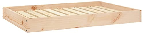 vidaXL Hundebett 61,5x49x9cm Massivholz Kiefer Hundesofa mehrere Auswahl