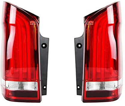 HABRAT Feux Arrière LED Voiture Pour Mercedes Pour Benz Pour Vito W447 Pour Metris Classe V 2016-2021 Feu Brouillard Arrière Feux De Freinage De Recul Dynamiques Voiture arrières Illumination