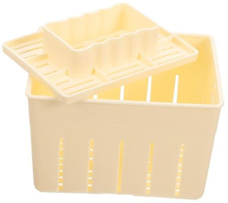 Alipis Tofu Press Mold 140x105x95mm Sturdy Kitchen Tofu Making Tool Household Bean Curd Presser for DIY Homemade Food Preparation