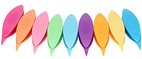 9 Teile/satz Bunte Occhi Shuttles Kunststoff Winken Shuttles Handwerk Werkzeug mit Glatter Oberfläche für Hand Stricken