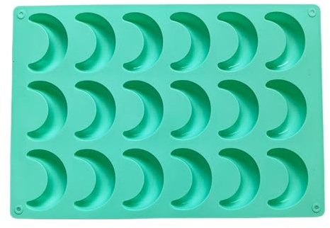 Salyeeluly Vanillekipferl Backform Silikon | Vanillekipferl Form Silikonform | Vanillekipferl Backblech Kipferl Backform Kuchenformen for Jelly, Schokolade, Cake, Cookies, Candy, Soap