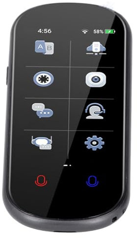 Handheld-Sprachübersetzer mit 3-Zoll-Touchscreen, Offline-Aufzeichnung und 8-MP-Kamera – CE-Übersetzer für 09 Sprachen – Ideal für Reisen, Studium und Arbeit