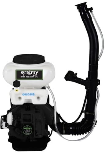 Synergy Sulfatadora de Mochila Profesional a Gasolina K-S42-42cc 2T para Líquido y Polvo, Depósito 14L, 11m de Alcance, Caudal 4L/min, Función Soplador y Mochila Ergonómica
