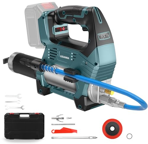 Pistolet à graisse sans fil pour batterie Makita 18 V, 12000 PSI 170 g/min, pompe à graisse électrique 18 V, presse à graisse sans brosse, exclusivement pour graisse vrac (sans batterie, sans chargeur