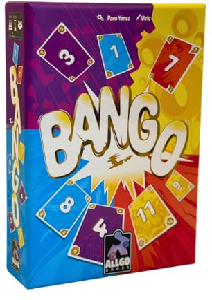 AllGo-Games Bango – Taktisches Kartenspiel mit Risiko & Nervenkitzel | Push-Your-Luck Familienspiel für 2–5 Spieler | Karten sammeln, Explosionen vermeiden | Ab 8 Jahren, 15 Min, Deutsch