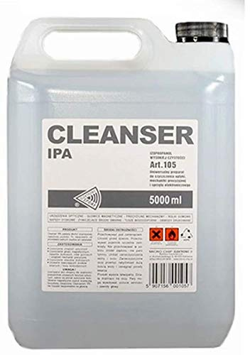 DETERGENTE LIQUIDO VASCHETTA PULITORE ULTRASUONI LAVATRICE VASCA CLEANER 5 LITRI ELEKTRONIC SPRAY IPA-105