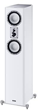 Magnat Signature 1105 200W Argent, Blanc Haut-Parleur - Hauts-parleurs (3,5-Voies, avec Fil, 200 W, 22-55000 Hz, 8 Ohm, Argent, Blanc)