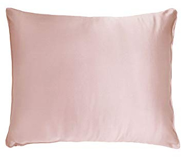 THXSILK Kissenbezug aus 100% Seide für Haar und Haut 25 Momme Maulbeerseide Kopfkissenbezug, Hypoallergen Kissenbezüge mit verstecktem Reißverschluss (80x80cm, Bezauberndes Rosa)