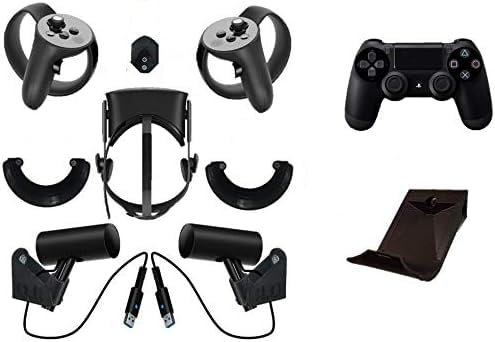 Jabtek Product Compatible with Oculus Rift Wall Mount/Bracket Set: Sensor, Touch, Headset Black (PS4 6pcs)