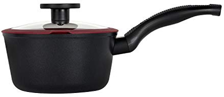CLASSE ITALY, Casseruola antiadente cm 18 con Coperchio, Antiaderente a 5 strati senza PTFE, PFOA, PFAS, 100% sicuro, Linea TUSCANY, per Induzione e Fiamma