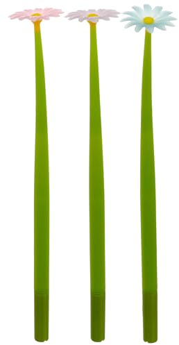 Puckator Stylos modèle Stylo UV Couleurs Changeantes à la Lumière du Soleil - Fleurs Marguerites