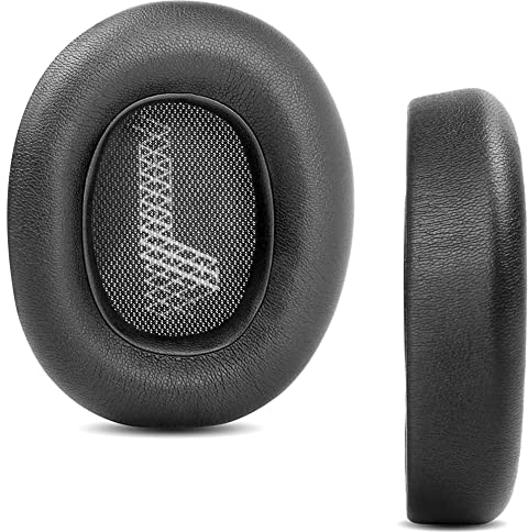 HTINDUSTRY Ersatz-Ohrpolster Kompatibel mit JBL E65, E65BTNC, Duet NC, JBL Live 650, Live 660 BTNC Kopfhörern Premium Ohrpolster aus weicherem Proteinleder/Memorieschaum