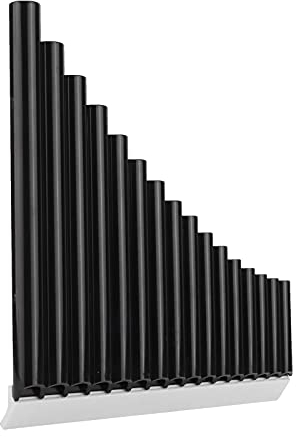 Panflöte, Panflöten in C-Taste mit Kartontragetasche für Kinder, Erwachsene, Anfänger, Lehrpersonal(Schwarz)