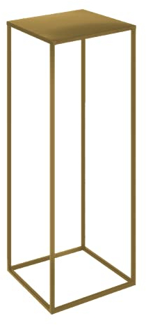 Blumenständer Ständer Aus Metall Modernes Loft Industriell Plant Stand für Blumentopf (Gold)