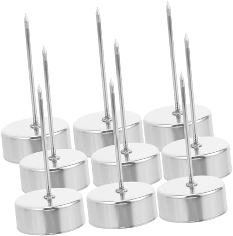 KONTONTY Elegante Kerzenhalter aus Metall mit Spike-Rentier- Weihnachtsdekor Kegelkerzeneinsätze für die Festivität