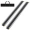 FIVMEN Lot de 2 rampes télescopiques en aluminium pour fauteuil roulant - 107 à 183 cm - Charge maximale : 300 kg - Rampe d'accès télescopique - Rampe de chargement réglable et portable pour fauteuils