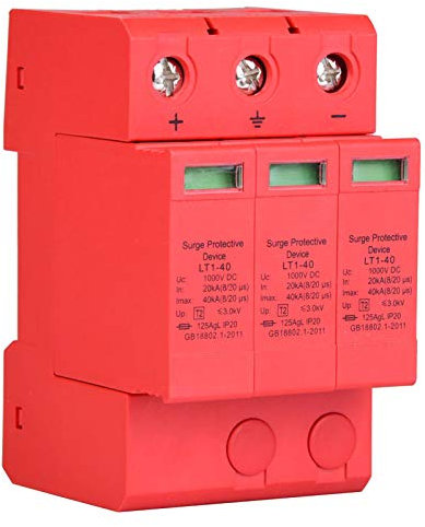 ZAICOLER Protezione Sovratensione, 3P 3.0KV Protezione Sovratensione CC Piccola Protezione Sovratensione Presa Multipla Piccola Protezione Sovratensione per Protezione Contro