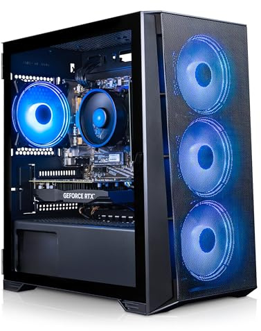ADMI Gaming PC, AMD Ryzen 3 4100, NVIDIA RTX 3050 6GB GDDR6, 16GB DDR4, 1TB NVMe, X= Airflow RGB (Black), WiFi, No Operating System