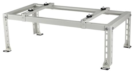 Soporte de Condensador Resistente para Aire Acondicionado de 9000 a 24 000 BTU. Soporte de Suelo para Aire Acondicionado, soporta hasta 226 kg, Base de Montaje en el Suelo, 80 x 30 x 45 cm (