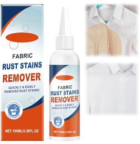 Powerful Stain Remover Spray for Clothes & Fabric,Professional Strength Laundry Stain Treater and Mould Remover Spray - Eliminates Tough Grease,Oil,Sweat,Food Stains,100ml