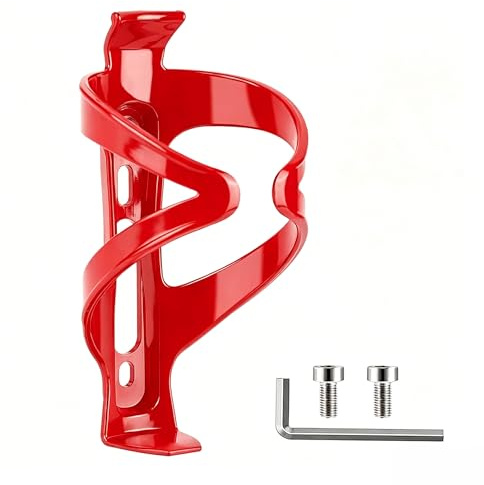 Roazoie Bike Water Bottle Holder, Lightweight Water Holder for Bike, Sturdy & Secure Grip, Durable Bicycle Bottle Cage for Road Mountain City Cycling