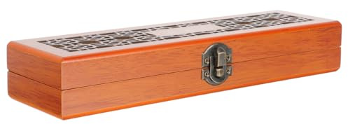 LOLIPPYY Wooden Harmonica Case Small Protective Storage Box Lightweight Portable Carrying Container for Diatonic Harmonicas with Compact Design for Travel and Giving