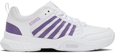 K-Swiss Damen Court Express 2Tennis Shoe | Tennis, Pickleball, gepolstert, langlebig, atmungsaktiv, leicht, stabile Unterstützung, Obermaterial aus Leder, Badminton