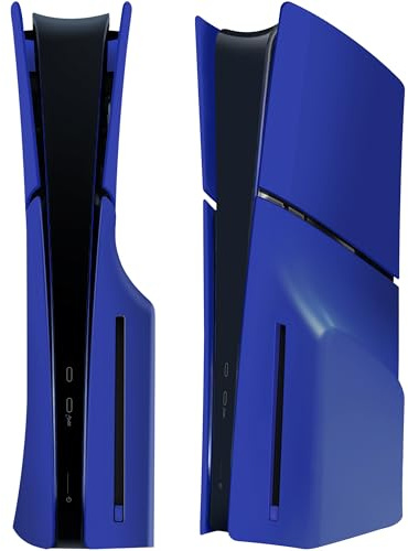 Joso Placa frontal para PS5 Slim Disc Edition, antiarañazos, carcasa de repuesto a prueba de polvo, cubierta de piel apta para PS5 Slim Console, placas para PS5 Slim accesorios, fácil instalación