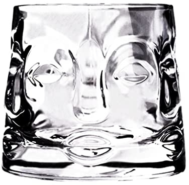 Watreketal Bicchiere da vino rotante Home Hotel Vetro per Brandy Vecchio Stile Snifter Tazze Tazza Bicchieri da vino per feste Halloween Natale Ringraziamento